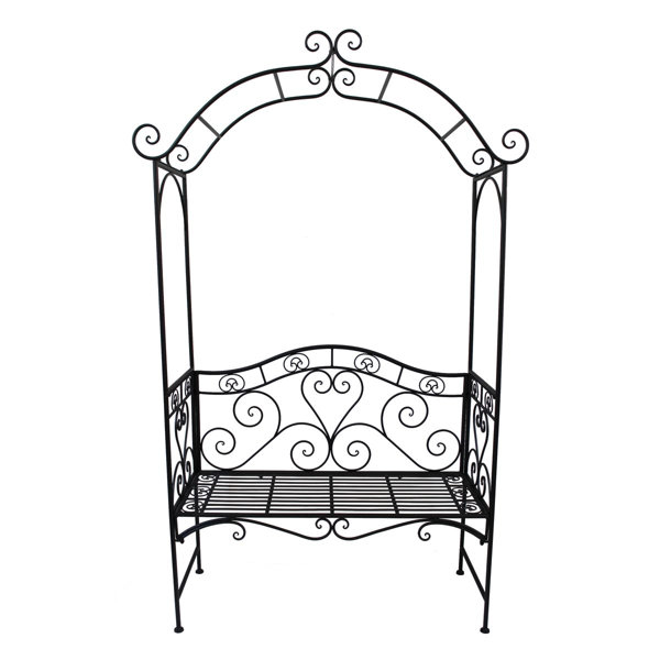 Garten Living 2Sitzer Rosenbogen mit Bank aus Metall & Bewertungen